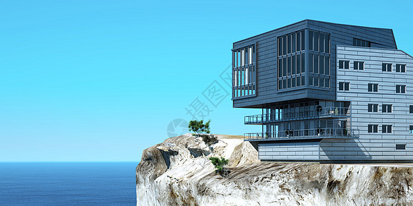 3D现代豪华建筑图片