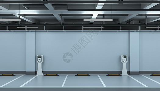 立体停车新能源停车场设计图片