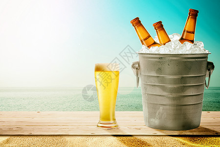夏日啤酒图片