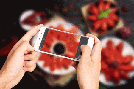 香辣小龙虾手机拍摄美食gif动图高清图片