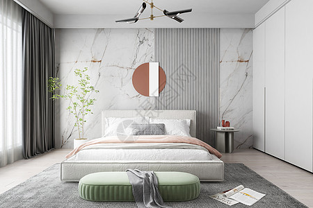 北欧现代卧室设计图片