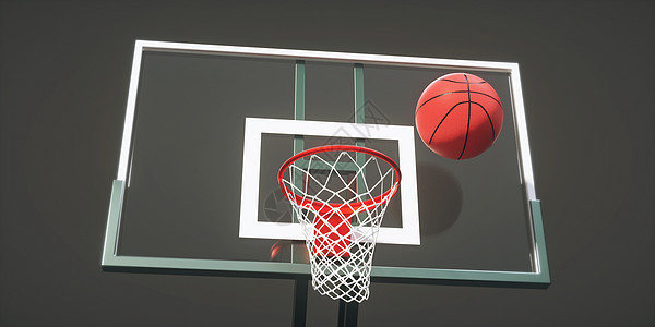 C4D篮球场景图片