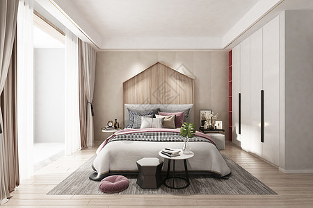 北欧卧室设计图片