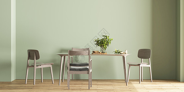 餐桌植物小清新家居设计设计图片