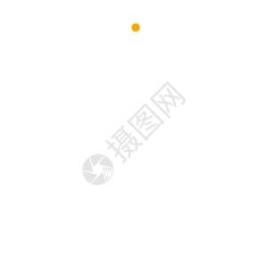 橙色卡通电话GIF图标图片