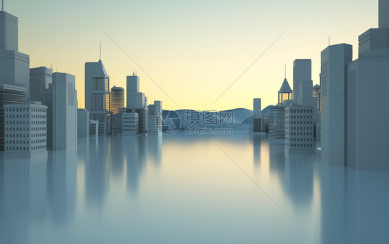 C4D未来城市图片