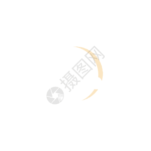 米黄色中秋月亮GIF图标图片