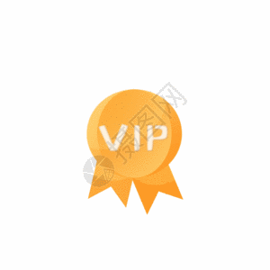 vip券金色VIP会交互动效GIF图标高清图片