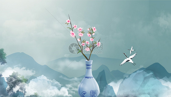 中式背景图片