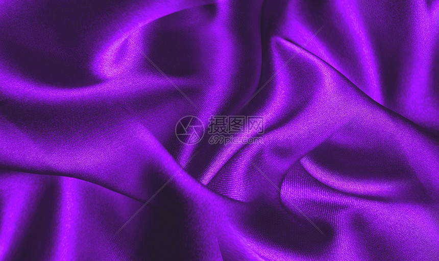 深紫色丝绸背景图片