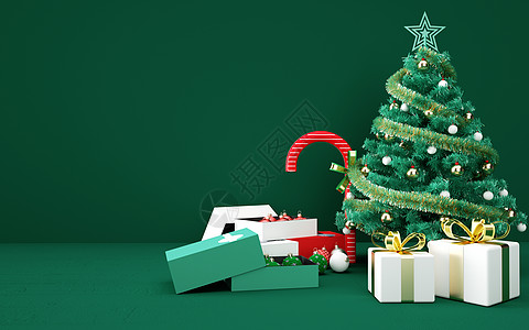 绿色主图圣诞节背景设计图片
