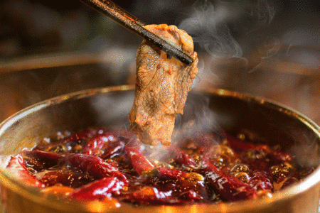 扇贝肉涮火锅gif动图高清图片