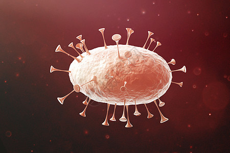三维非典病毒模型图片