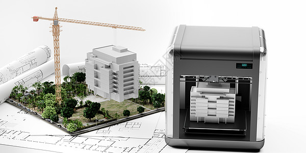 3D打印场景背景图片