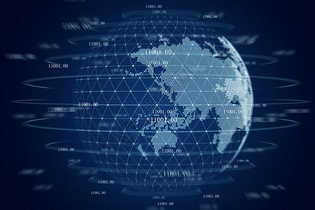 数据和信息全球化图片