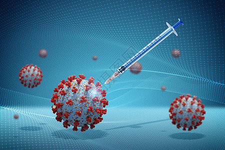创意防病毒疫苗海报图片