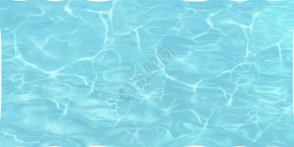 夏日清凉立体水纹背景GIF图片