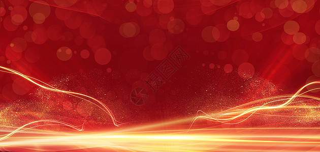 红色科技背景红色光效背景设计图片