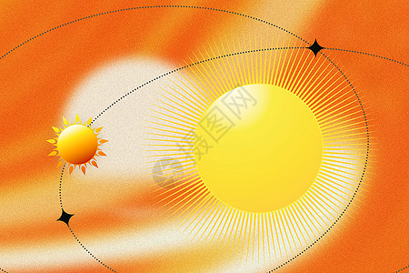 夏风弥散风夏季高温背景设计图片