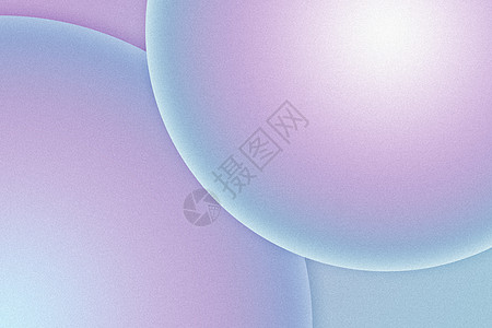 大气紫色圆球渐变几何图片