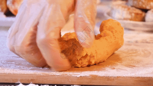 制作食物中秋节月饼制作GIF高清图片