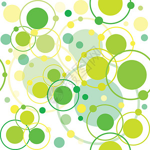 绿色圆圈和点形图图片