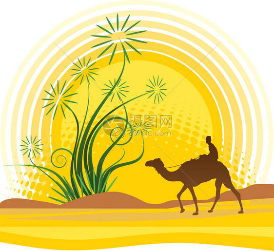 撒哈拉绿洲风景区图片