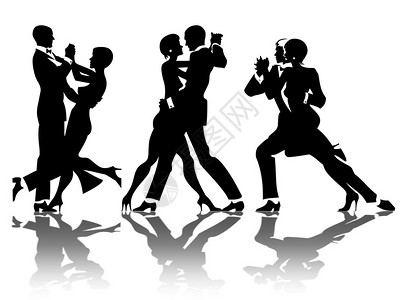 男人和女人在聚会上跳舞图片