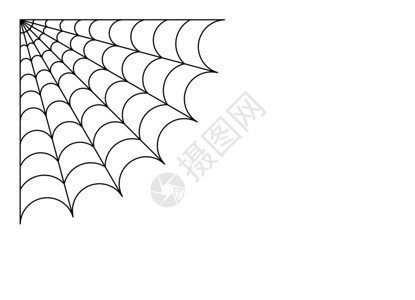 蜘蛛网的插图图片