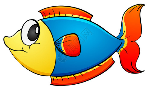 热带鱼的插图图片