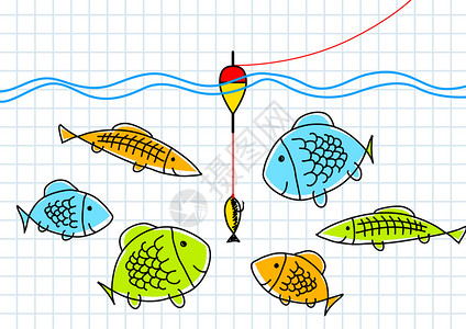 捕鱼的抽渔图片