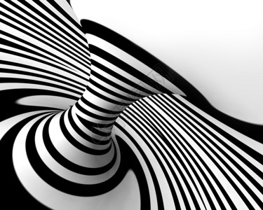 在黑白的抽象螺旋背景图片
