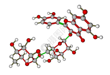 白色背景审查的优化分子结构图片