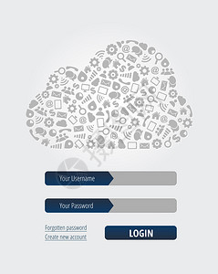 云计算登录表图片