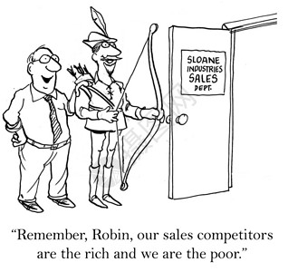 记住Robin我们的销售竞争对手是富人图片