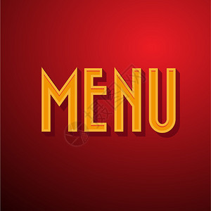 餐厅菜单卡设计模板背景图片
