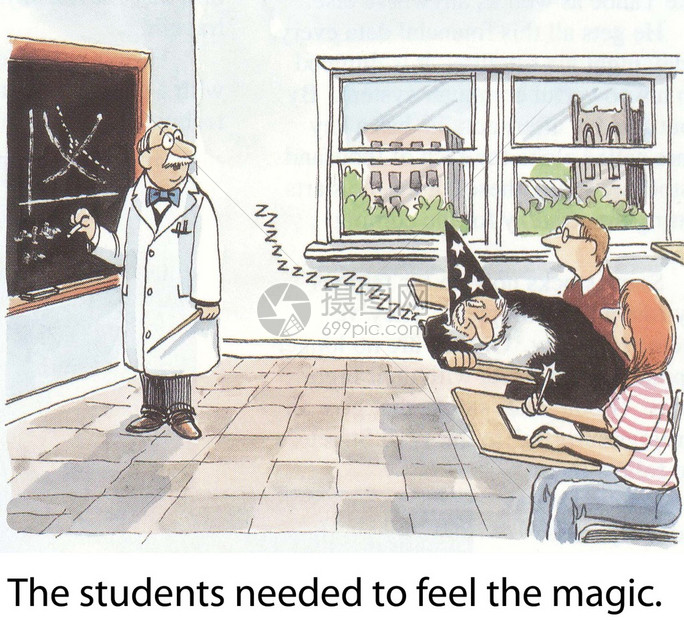 学生们需要感受魔法图片