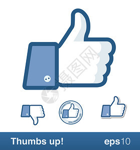 社交媒体竖起大拇指这不是原来的Facebook拇指背景图片