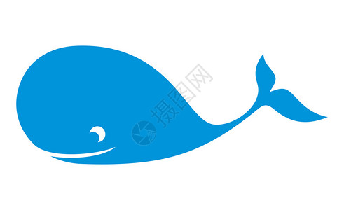 游泳鲸鱼插画