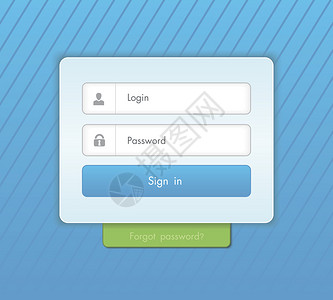 现代矢量登录表背景图片