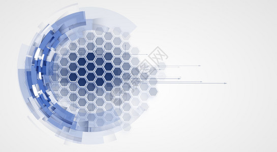 抽象矢量背景未来科技风格商业技术演图片