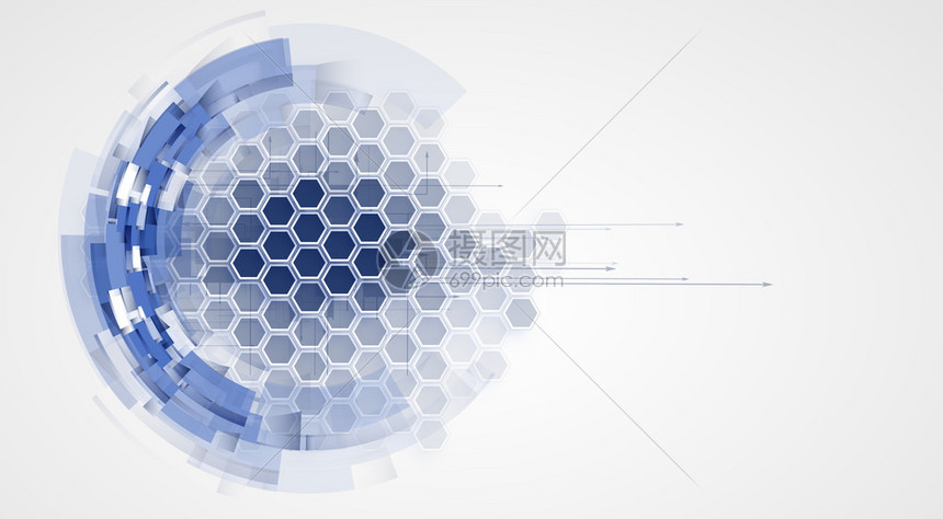 抽象矢量背景未来科技风格商业技术演图片