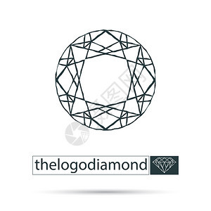 公司身份的标识类型钻石摘要图象图片