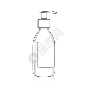 胶泡沫或液肥皂喷洒器泵塑料图片