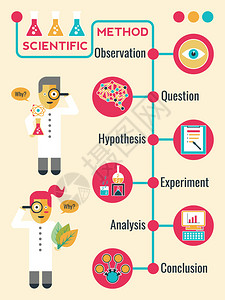 科学方法Infographic图片