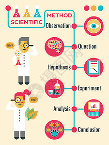 科学方法Infographic图片