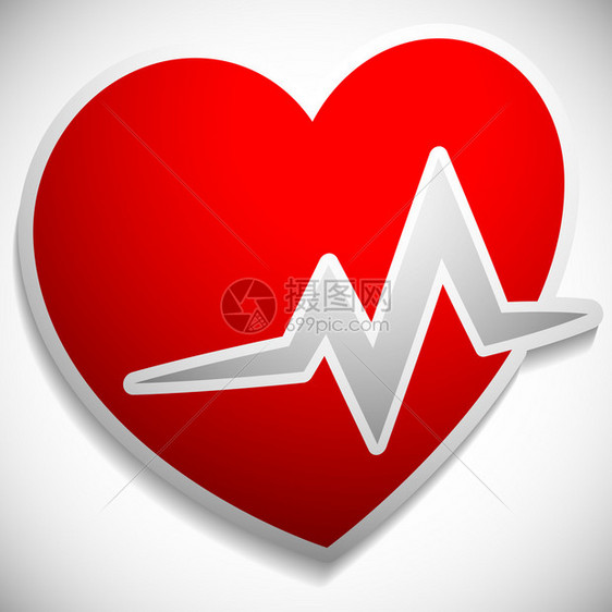 心血管医学健康符号的心图片