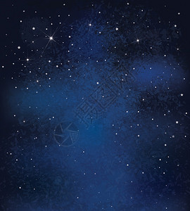 矢量夜星空背景图片