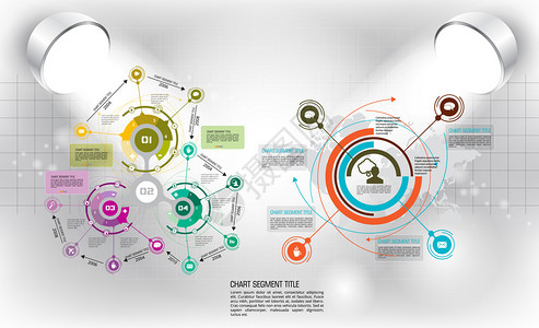 插图信息图表模板的矢量图片