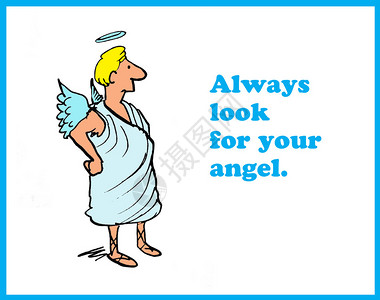 关于守护天使的漫画背景图片